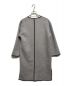 Andemiu (アンデミュウ) リバーシブルチェックコート グレー サイズ:FREE 未使用品：6000円