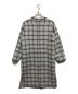 中古・古着 Andemiu (アンデミュウ) リバーシブルチェックコート グレー サイズ:FREE 未使用品：6000円