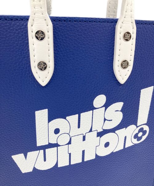LOUIS VUITTON（ルイ ヴィトン）LOUIS VUITTON (ルイ ヴィトン) エブリデイLV サックプラ ブルーの古着・服飾アイテム
