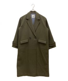 JOINT WORKS（ジョイントワークス）の古着「スーパー100ブレンドメルトンチェスターコート」｜カーキ