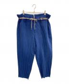 THE Sakakiザ サカキ）の古着「リネンパンツ」｜ネイビー