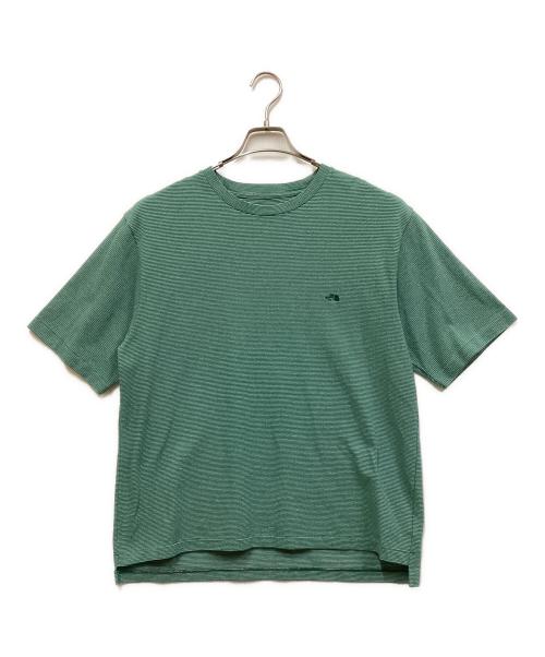 THE NORTHFACE PURPLELABEL（ザ・ノースフェイス パープルレーベル）THE NORTHFACE PURPLELABEL (ザ・ノースフェイス パープルレーベル) MOSS STITCH FIELD H/S TEE グリーン サイズ:SIZE Mの古着・服飾アイテム