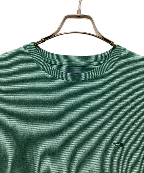THE NORTHFACE PURPLELABEL（ザ・ノースフェイス パープルレーベル）THE NORTHFACE PURPLELABEL (ザ・ノースフェイス パープルレーベル) MOSS STITCH FIELD H/S TEE グリーン サイズ:SIZE Mの古着・服飾アイテム