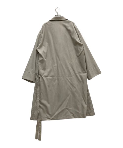 IRENISA（イレニサ）IRENISA (イレニサ) SHAWL COLLAR GOWN COAT ベージュ サイズ:2の古着・服飾アイテム