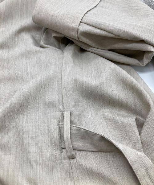 IRENISA（イレニサ）IRENISA (イレニサ) SHAWL COLLAR GOWN COAT ベージュ サイズ:2の古着・服飾アイテム