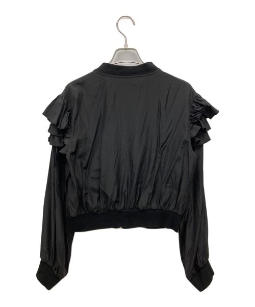 iDea Luce（イデア ルーチェ）iDea Luce (イデア ルーチェ) フリルブルゾン ブラック サイズ:SIZE　FREEの古着・服飾アイテム