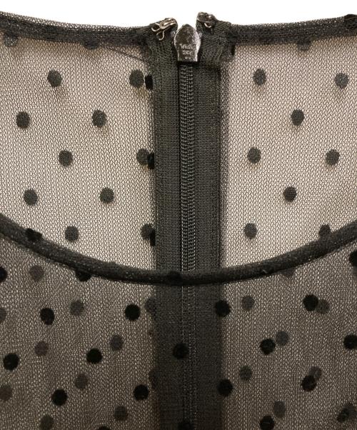 Diagram（ダイアグラム）Diagram (ダイアグラム) フロントリボンドレープワンピース ブルー サイズ:SIZE 38の古着・服飾アイテム