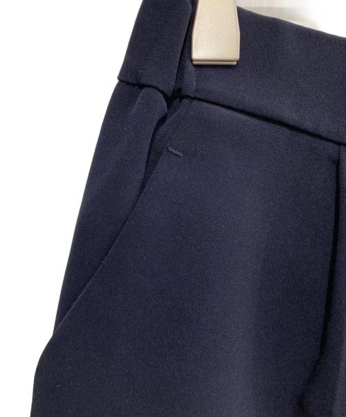 YORI（ヨリ）YORI (ヨリ) ダブルクロスパンツ ネイビー サイズ:38の古着・服飾アイテム