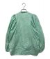 yori (ヨリ) ギンガムリボンパフスリーブブラウス グリーン サイズ:SIZE Free：6000円