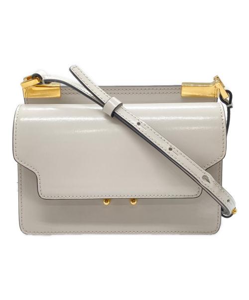MARNI（マルニ）MARNI (マルニ) TRUNKショルダーバッグ ホワイトの古着・服飾アイテム