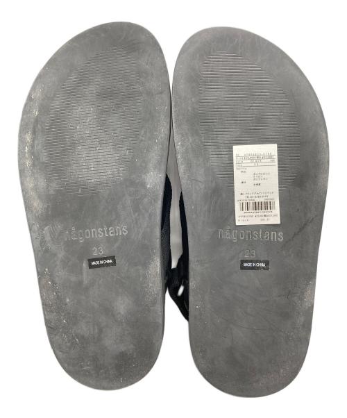 nagonstans（ナゴンスタンス）nagonstans (ナゴンスタンス) Tong Sandal　トンサンダル ブラック サイズ:23cmの古着・服飾アイテム