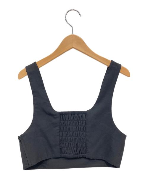 TODAYFUL（トゥデイフル）TODAYFUL (トゥデイフル) ウールスリットビスチェ ブラック サイズ:Freeの古着・服飾アイテム