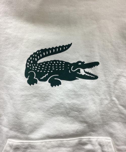 LACOSTE（ラコステ）LACOSTE (ラコステ) BEAMS BOY (ビームスボーイ) パーカー ホワイト サイズ:36の古着・服飾アイテム