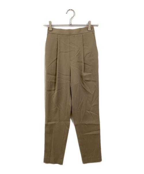 ENFOLD（エンフォルド）ENFOLD (エンフォルド) PEダブルクロス ゴムジョッパーズ ダークベージュ サイズ:34の古着・服飾アイテム