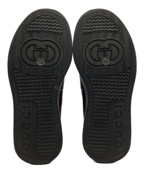 GUCCI（グッチ）GUCCI (グッチ) GGジャージーブーツ ブラック×ピンク サイズ:38の古着・服飾アイテム