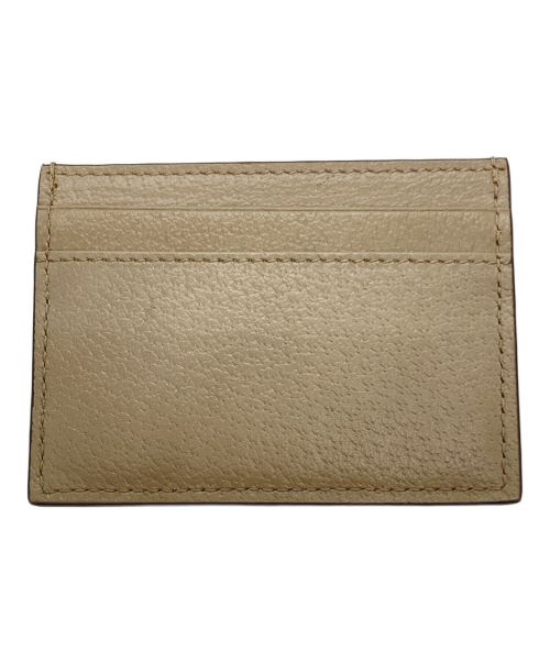 GUCCI（グッチ）GUCCI (グッチ) ホースビット付き カードケース ベージュの古着・服飾アイテム