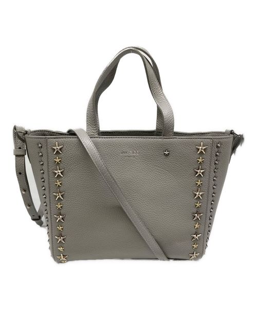 JIMMY CHOO（ジミーチュウ）JIMMY CHOO (ジミーチュウ) 2WAYバッグ/204 PEGASI/S TOTE グレーの古着・服飾アイテム