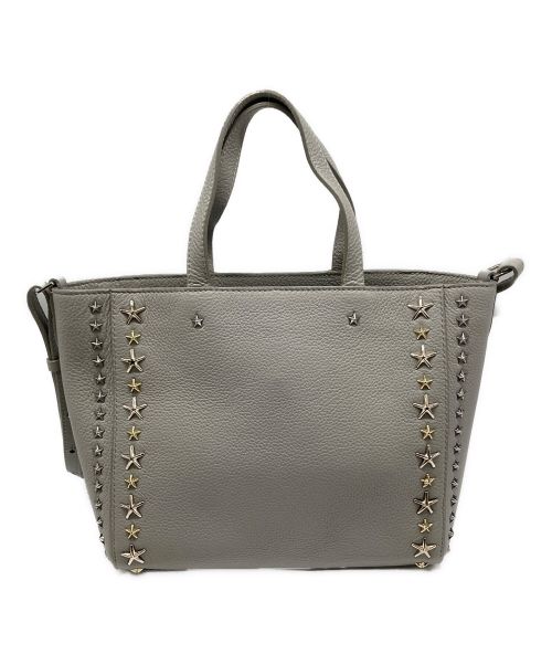 JIMMY CHOO（ジミーチュウ）JIMMY CHOO (ジミーチュウ) 2WAYバッグ/204 PEGASI/S TOTE グレーの古着・服飾アイテム