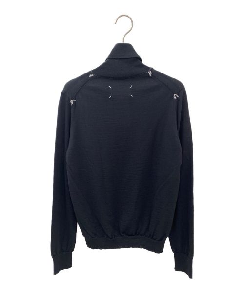 Maison Margiela（メゾンマルジェラ）Maison Margiela (メゾンマルジェラ) デザインタートルネックニット ブラック サイズ:Sの古着・服飾アイテム