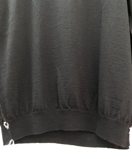 Maison Margiela（メゾンマルジェラ）Maison Margiela (メゾンマルジェラ) デザインタートルネックニット ブラック サイズ:Sの古着・服飾アイテム