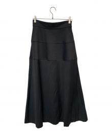 CLANE（クラネ）の古着「DOME LINE SKIRT / ドームラインスカート」｜ブラック