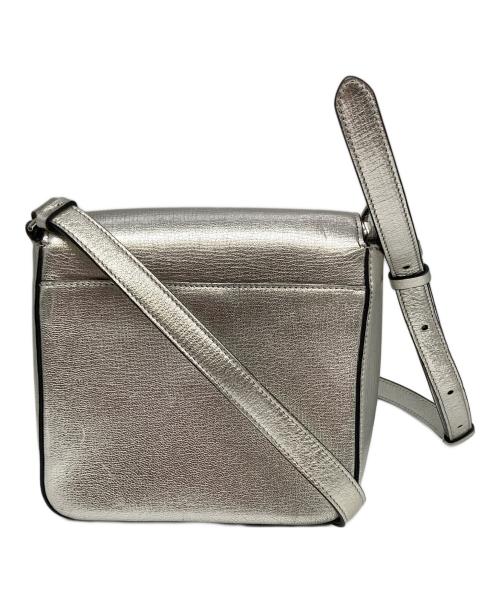 Salvatore Ferragamo（サルヴァトーレ フェラガモ）Salvatore Ferragamo (サルヴァトーレ フェラガモ) ガンチーニショルダーバッグ シルバーの古着・服飾アイテム