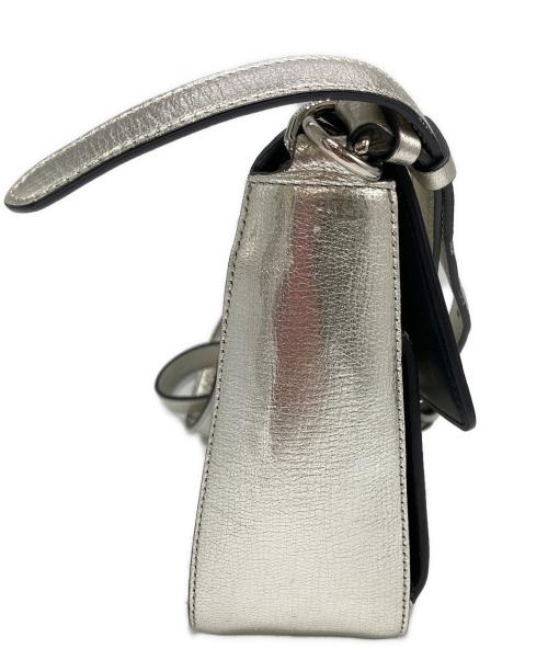 Salvatore Ferragamo（サルヴァトーレ フェラガモ）Salvatore Ferragamo (サルヴァトーレ フェラガモ) ガンチーニショルダーバッグ シルバーの古着・服飾アイテム