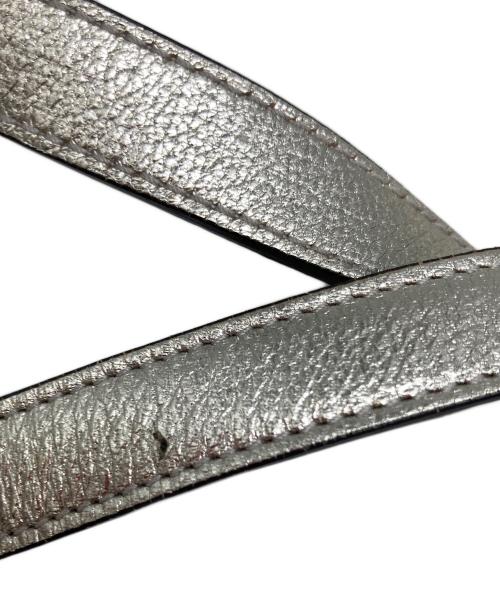 Salvatore Ferragamo（サルヴァトーレ フェラガモ）Salvatore Ferragamo (サルヴァトーレ フェラガモ) ガンチーニショルダーバッグ シルバーの古着・服飾アイテム