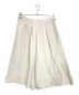 Martin Margiela4（マルタンマルジェラ 4）の古着「タックハーフパンツ」｜アイボリー