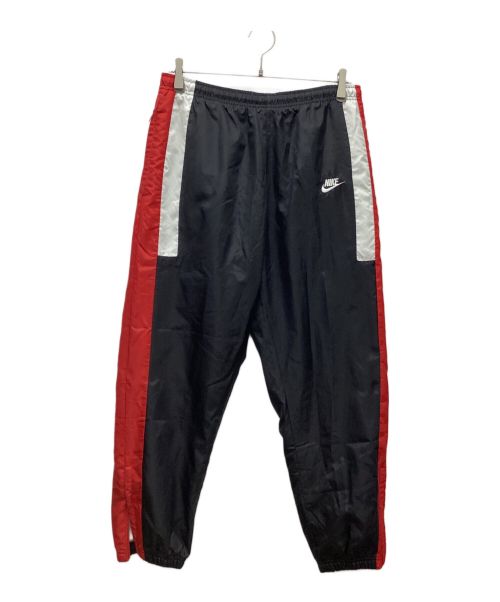 NIKE（ナイキ）NIKE (ナイキ) WOVEN RE ISSUE PANT ブラック×レッド サイズ:Lの古着・服飾アイテム