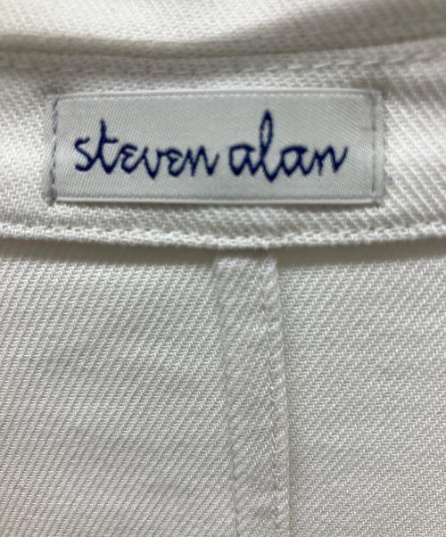 STEVEN ALAN（スティーブンアラン）STEVEN ALAN (スティーブンアラン) CPT/TWIST 2B JACKET ホワイト サイズ:Sの古着・服飾アイテム