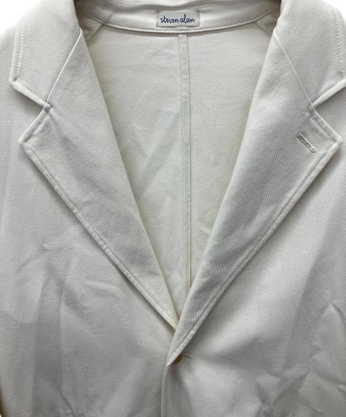 STEVEN ALAN（スティーブンアラン）STEVEN ALAN (スティーブンアラン) CPT/TWIST 2B JACKET ホワイト サイズ:Sの古着・服飾アイテム