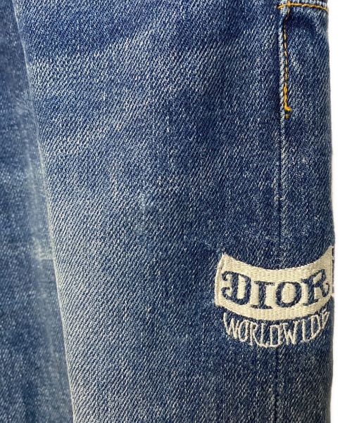 DIOR HOMME（ディオール オム）DIOR HOMME (ディオール オム) 刺繍デニムパンツ インディゴ サイズ:29の古着・服飾アイテム