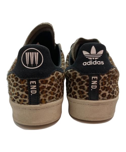adidas（アディダス）adidas (アディダス) NEIGHBORHOOD (ネイバーフッド) end. (エンド) レオパード スニーカー ブラウン×ブラック サイズ:29㎝の古着・服飾アイテム