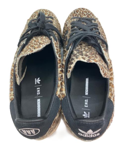 adidas（アディダス）adidas (アディダス) NEIGHBORHOOD (ネイバーフッド) end. (エンド) レオパード スニーカー ブラウン×ブラック サイズ:29㎝の古着・服飾アイテム