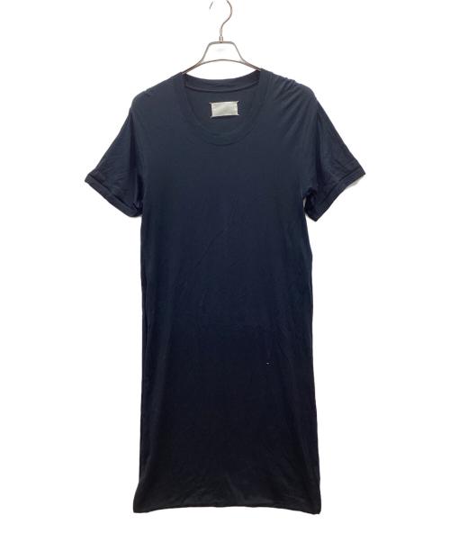 MM6 Maison Margiela（エムエムシックスメゾンマルジェラ）MM6 Maison Margiela (エムエムシックスメゾンマルジェラ) デザインカットソー ブラック サイズ:Sの古着・服飾アイテム