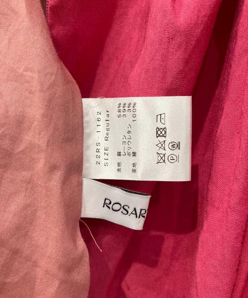 Rosarymoon（ロザリームーン）Rosarymoon (ロザリームーン) バイオリネンバルーンワンピース ピンク サイズ:Regularの古着・服飾アイテム
