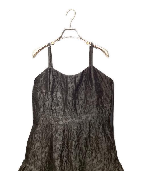 COEL（コエル）COEL (コエル) ふくれジャガードキャミワンピース ブラック サイズ:38の古着・服飾アイテム