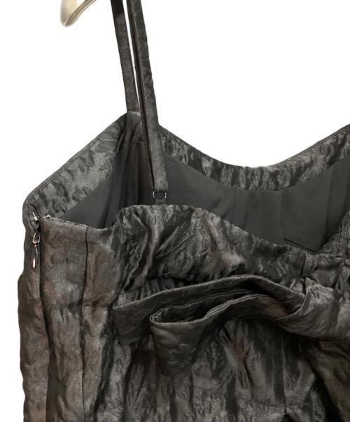 COEL（コエル）COEL (コエル) ふくれジャガードキャミワンピース ブラック サイズ:38の古着・服飾アイテム