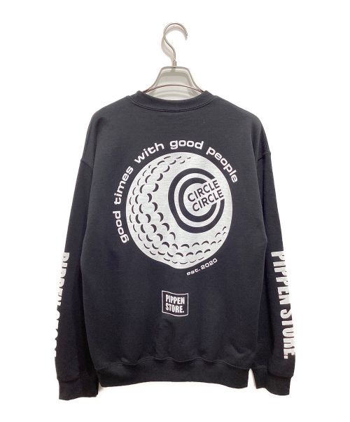 CIRCLE CIRCLE（サークルサークル）CIRCLE CIRCLE (サークルサークル) PIPPEN STORE (ピッペンストア) スウェット ブラック サイズ:Mの古着・服飾アイテム