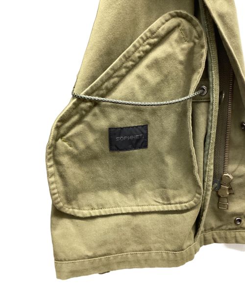SOPHNET.（ソフネット）SOPHNET. (ソフネット) STAND COLLAR FIELD BLOUSON オリーブ サイズ:Sの古着・服飾アイテム