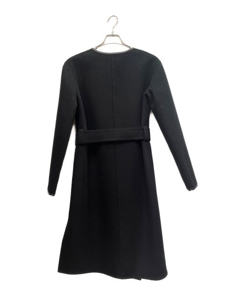 LOUIS VUITTON（ルイ ヴィトン）LOUIS VUITTON (ルイ ヴィトン) レザーパイピングモノグラムコート ネイビー サイズ:34の古着・服飾アイテム