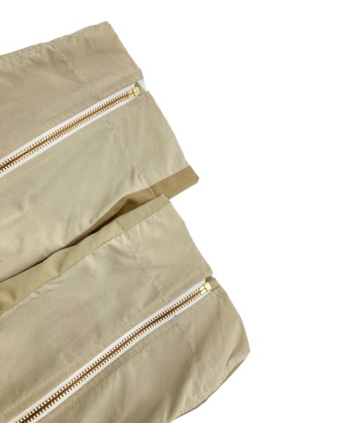 Children of the Discordance（チルドレン オブ ザ ディスコーダンス）Children of the Discordance (チルドレン オブ ザ ディスコーダンス) RE-CONSTRUCTED MIL FABRIC BONDAGE PANTS ベージュ サイズ:1の古着・服飾アイテム