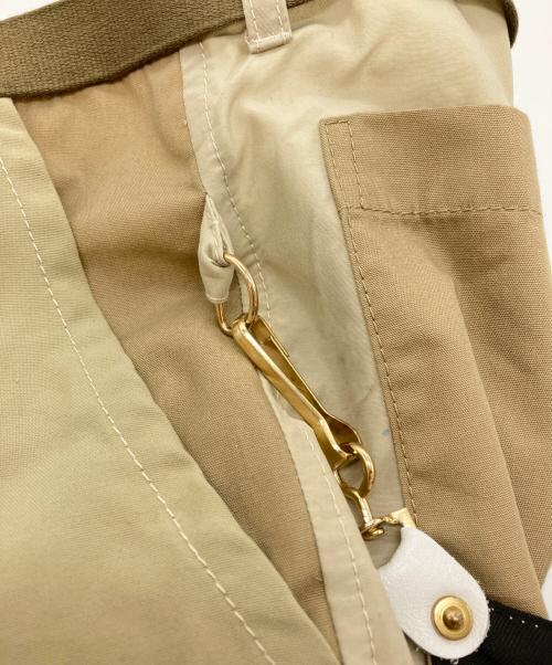 Children of the Discordance（チルドレン オブ ザ ディスコーダンス）Children of the Discordance (チルドレン オブ ザ ディスコーダンス) RE-CONSTRUCTED MIL FABRIC BONDAGE PANTS ベージュ サイズ:1の古着・服飾アイテム