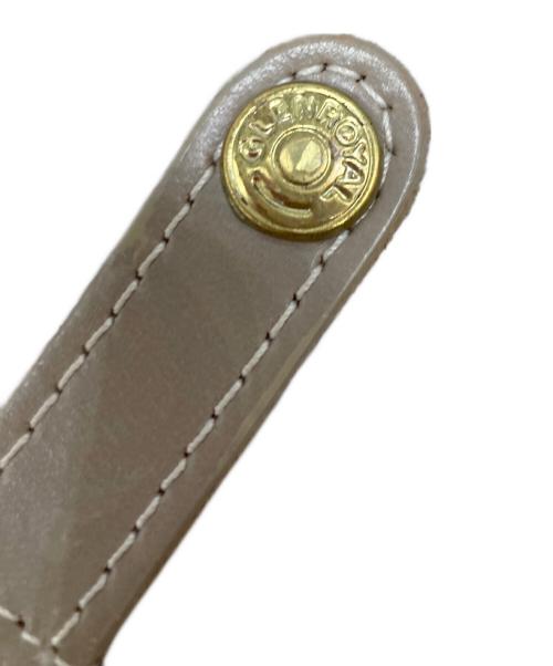 GLENROYAL（グレンロイヤル）GLENROYAL (グレンロイヤル) SADDLE サドルショルダーバッグ ベージュの古着・服飾アイテム