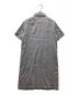 theory (セオリー) リネン混S/Sシャツワンピース グレー サイズ:S：3000円