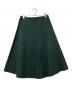 DRAWER (ドゥロワー) コットンレーヨンラップスカート グリーン サイズ:36：2000円