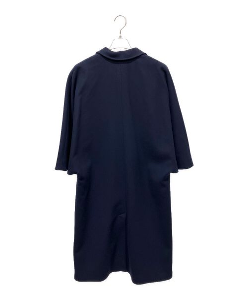 GUCCI（グッチ）GUCCI (グッチ) ソフトメルトンフレアスリーブコート ネイビー サイズ:40の古着・服飾アイテム