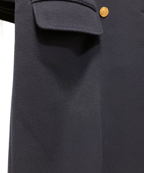 GUCCI（グッチ）GUCCI (グッチ) ソフトメルトンフレアスリーブコート ネイビー サイズ:40の古着・服飾アイテム