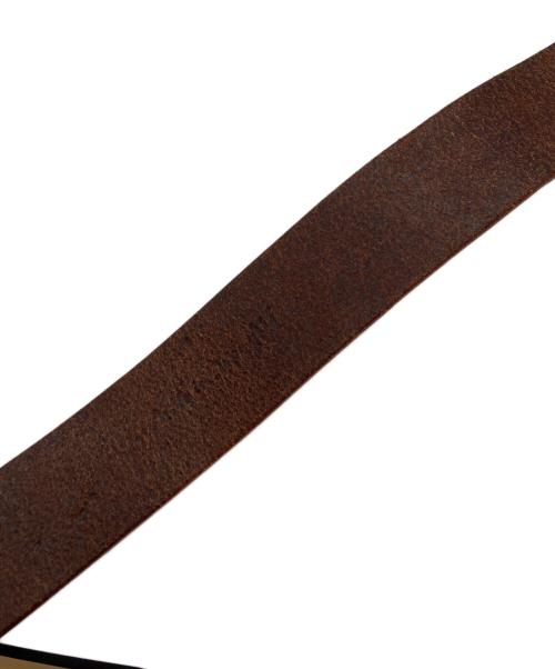 45R（フォーティファイブ・アール）45R (フォーティファイブ・アール) ナバッコバックルベルト ブラウンの古着・服飾アイテム